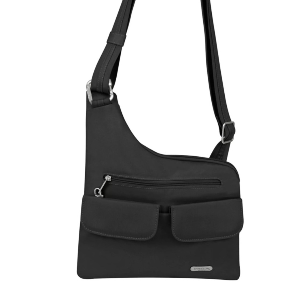 Travelon Anti-Theft Cross-Body Bag, Two Pocket Crossbody, bag - Picture 13 of 15